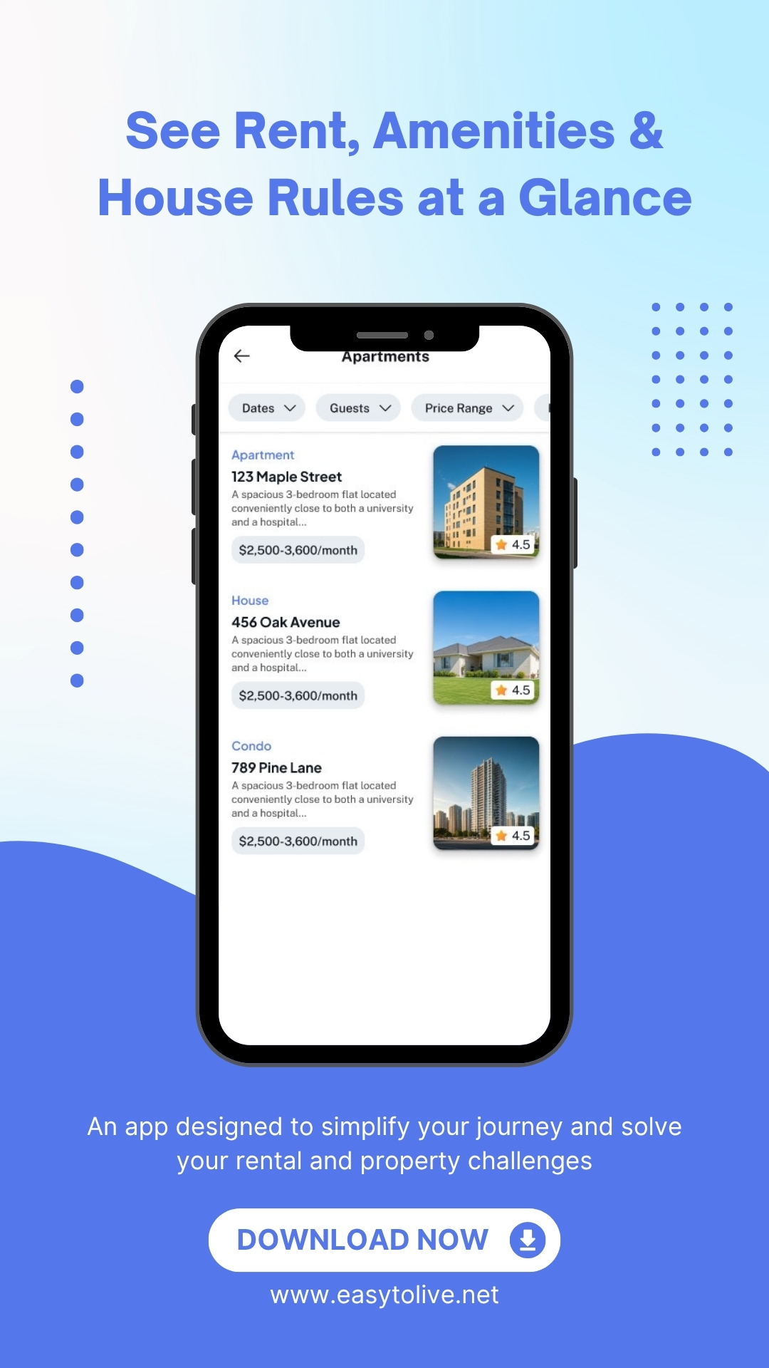 App Screen 1 - Home Search